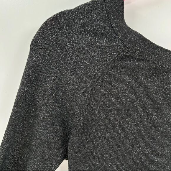 Victoria's Secret Knot Twist Deep V Back Sweater Charcoal Grey Size XS - Picture 4 of 9